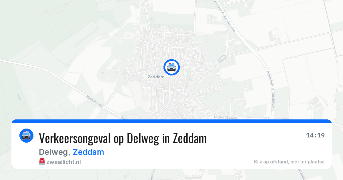Verkeersongeval op Delweg in Zeddam — 11 jun 2026