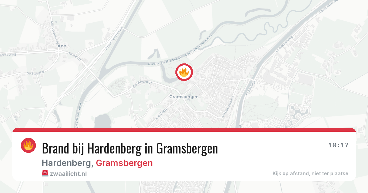 Brand bij Hardenberg in Gramsbergen — 2 aug 2026