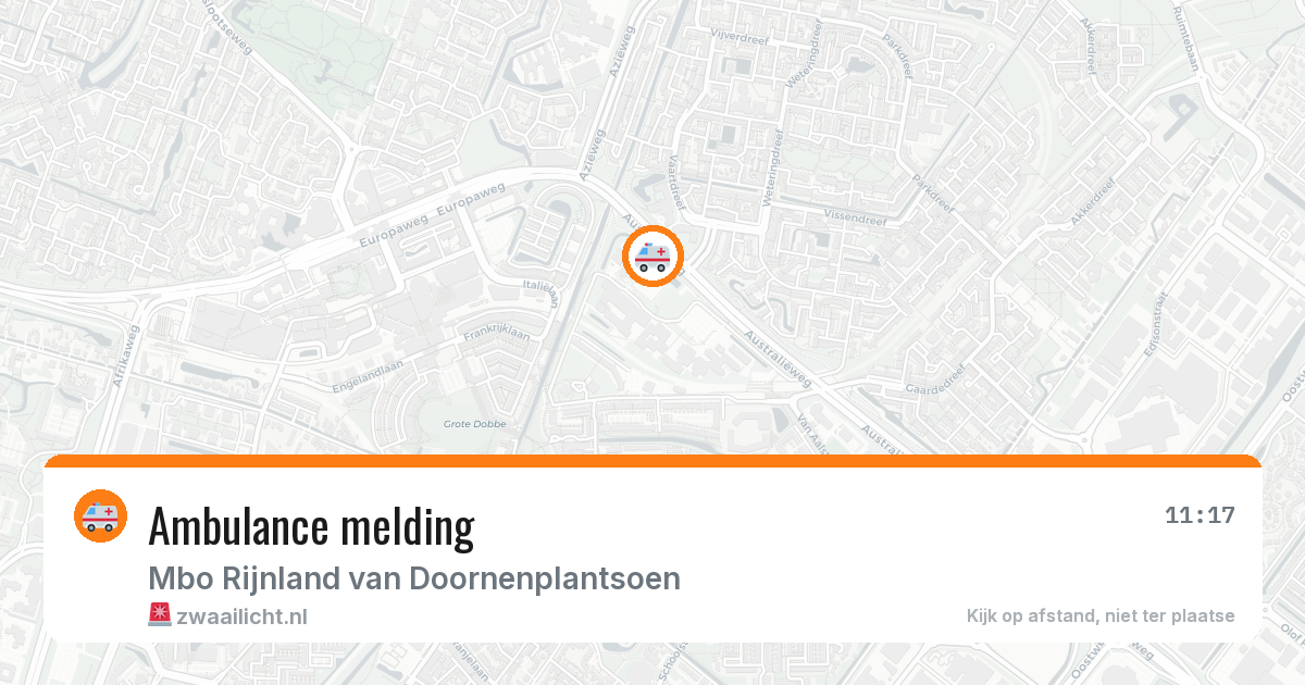 Ambulance melding — 11 feb 2026