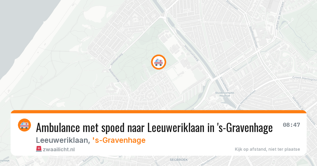 Ambulance met spoed naar Leeuweriklaan in 's-Gravenhage — 18 jun 2026