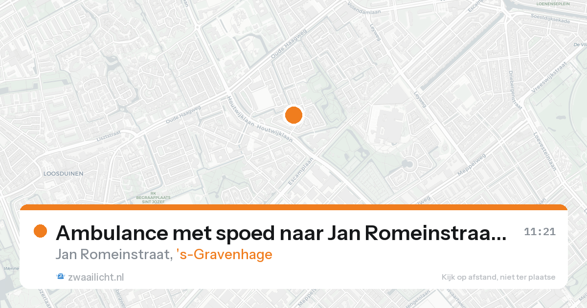 Ambulance met spoed naar Jan Romeinstraat in 's-Gravenhage — 31 jan 2026