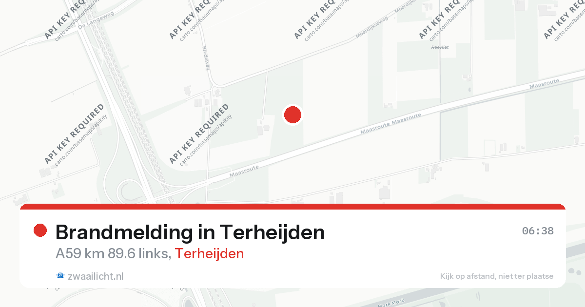 Brandmelding in Terheijden — 25 aug 2026