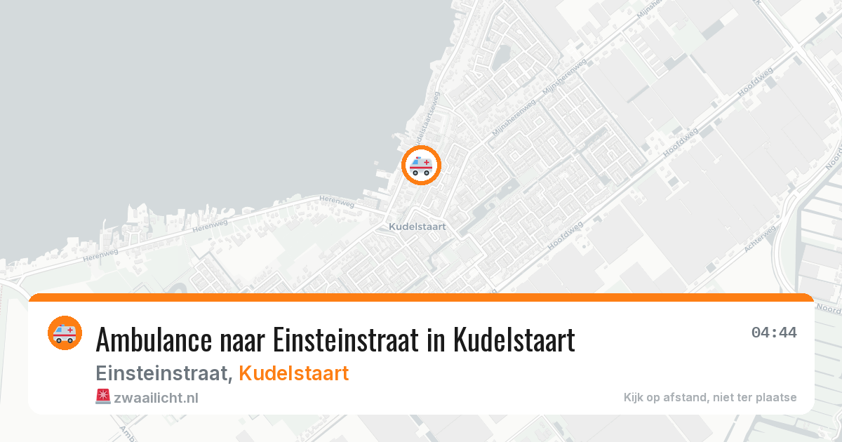 Ambulance naar Einsteinstraat in Kudelstaart — 9 feb 2026