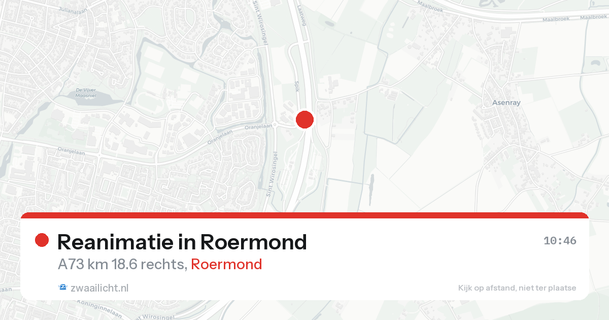 Reanimatie in Roermond — 18 aug 2026