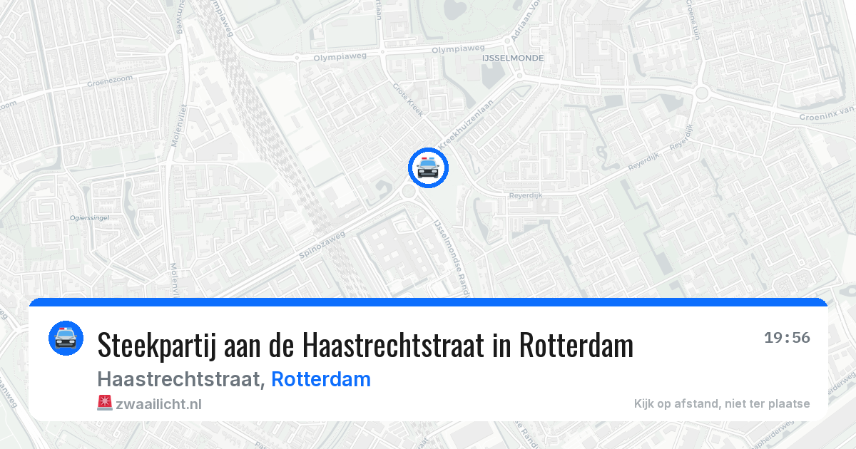 Steekpartij aan de Haastrechtstraat in Rotterdam — 5 jun 2026