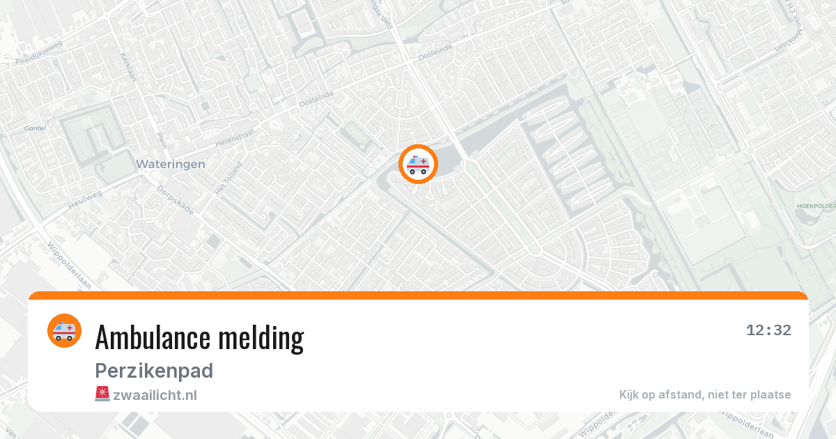 Ambulance melding — 8 apr 2026