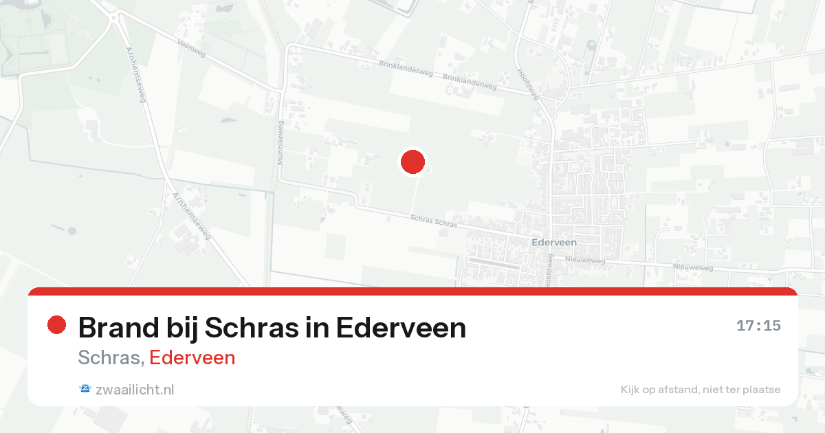 Brand bij Schras in Ederveen — 10 aug 2026