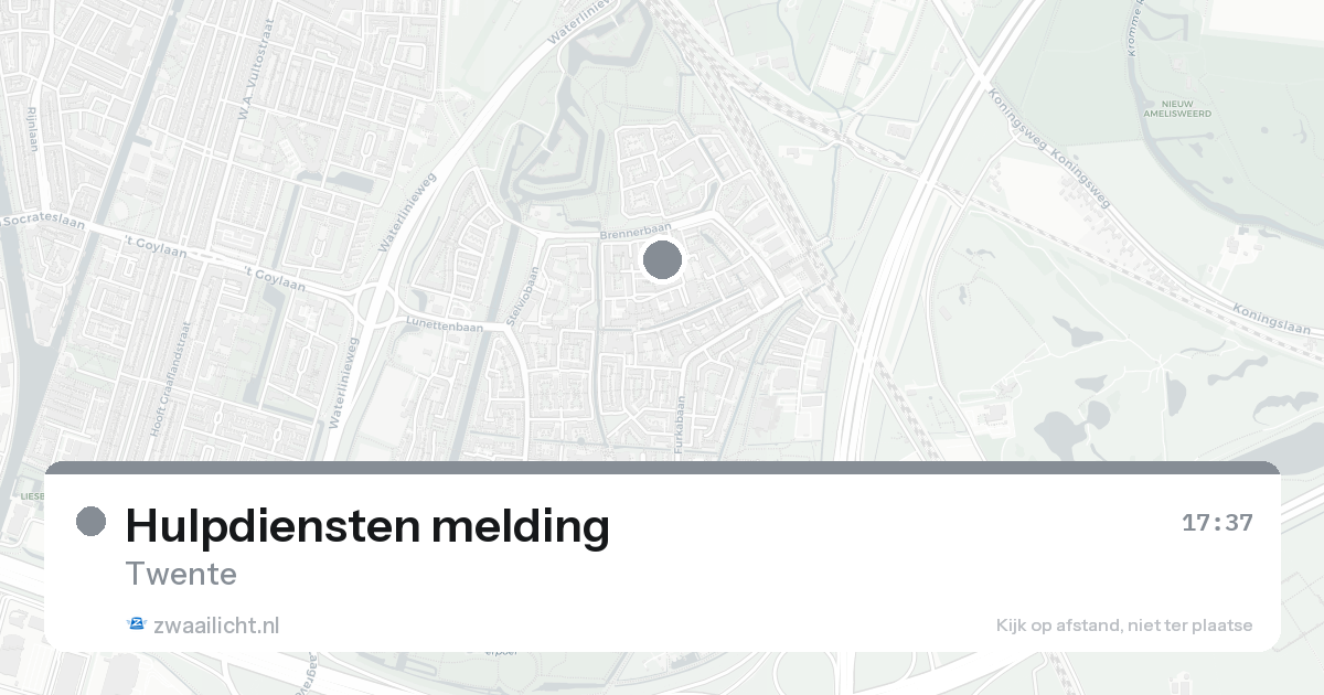 Hulpdiensten melding — 31 jan 2026