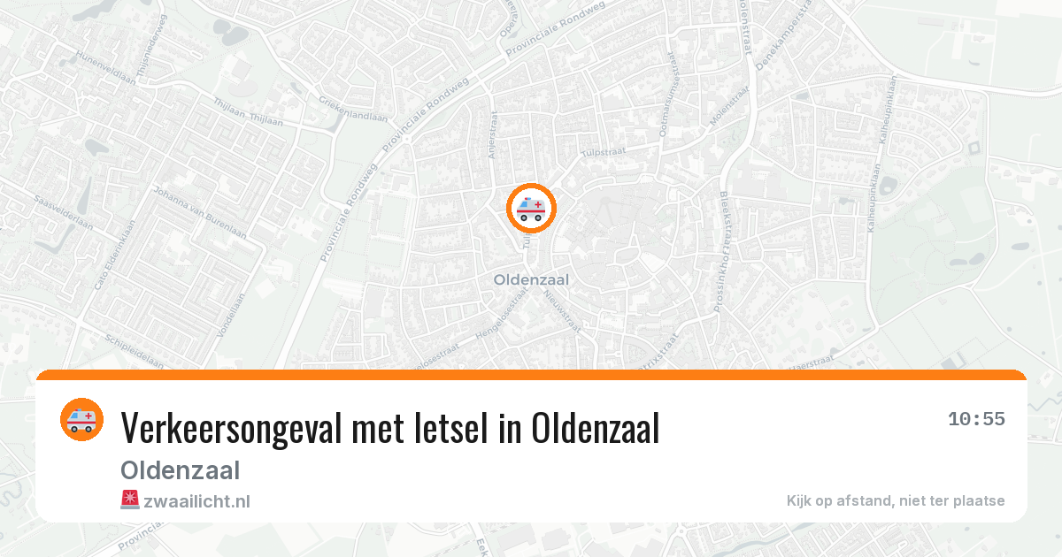 Verkeersongeval met letsel in Oldenzaal — 10 feb 2026