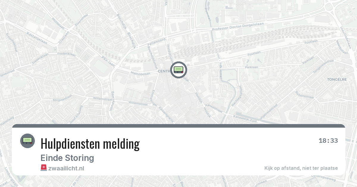 Hulpdiensten melding — 8 feb 2026