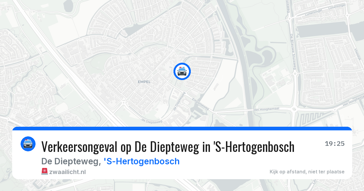 Verkeersongeval op De Diepteweg in 'S-Hertogenbosch — 4 mei 2026