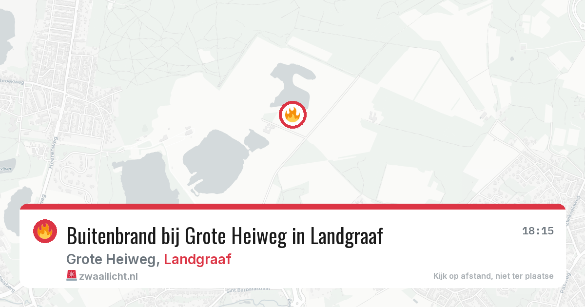 Buitenbrand bij Grote Heiweg in Landgraaf — 4 jul 2026