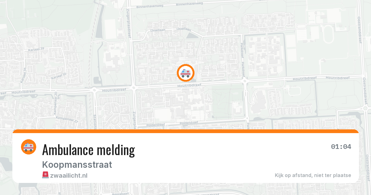 Ambulance melding — 1 feb 2026