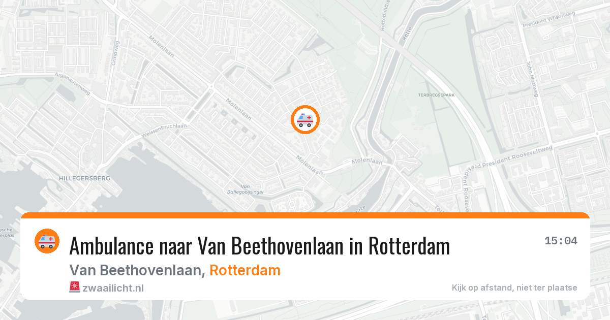 Ambulance naar Van Beethovenlaan in Rotterdam — 31 jul 2026