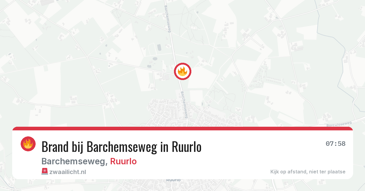 Brand bij Barchemseweg in Ruurlo — 24 mrt 2026