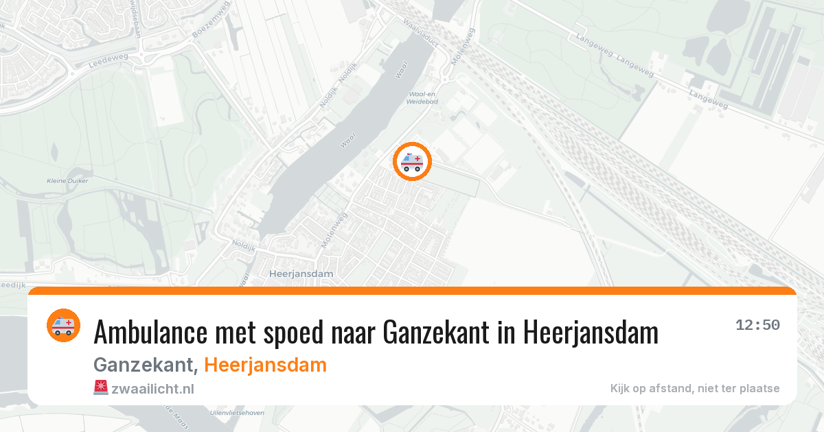 Ambulance met spoed naar Ganzekant in Heerjansdam — 26 mei 2026