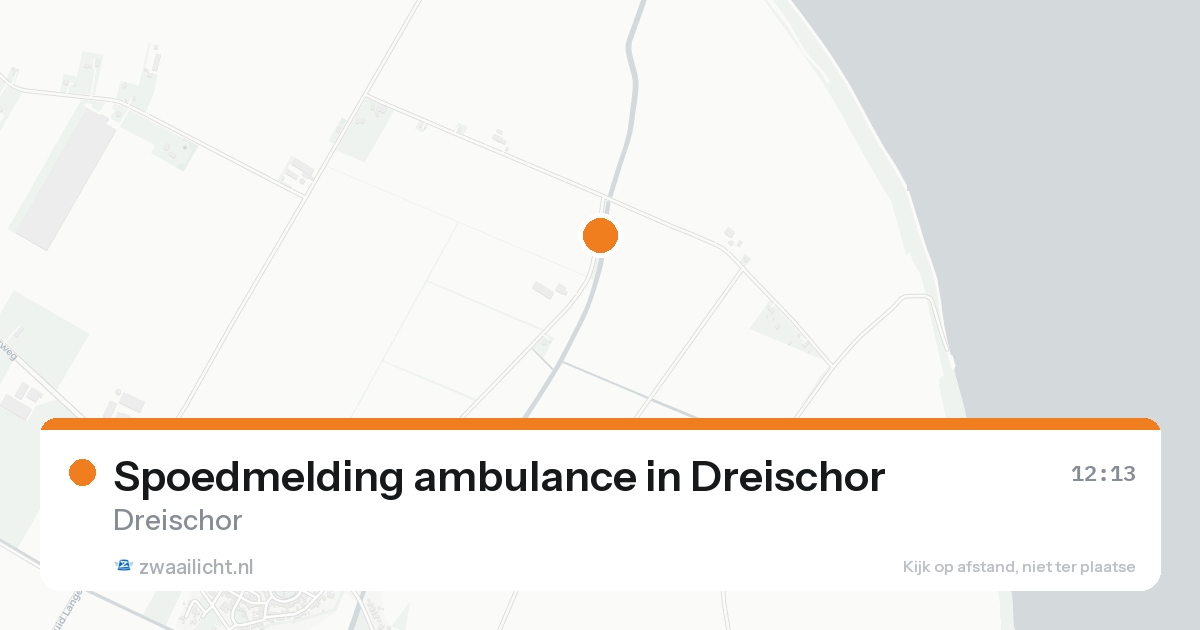 Spoedmelding ambulance in Dreischor — 23 aug 2026