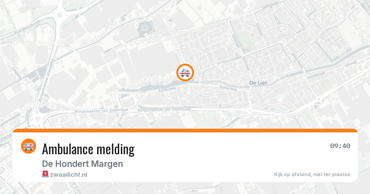 Ambulance melding — 26 jun 2026