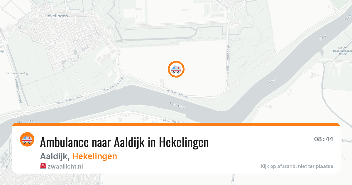 Ambulance naar Aaldijk in Hekelingen — 4 jul 2026