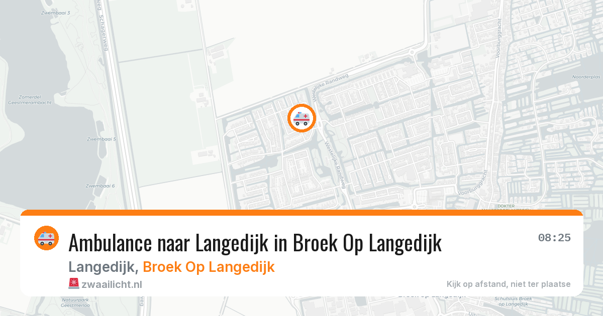 Ambulance naar Langedijk in Broek Op Langedijk — 29 jan 2026