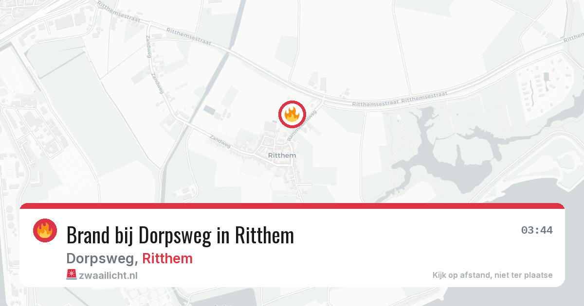 Brand bij Dorpsweg in Ritthem — 21 mei 2026