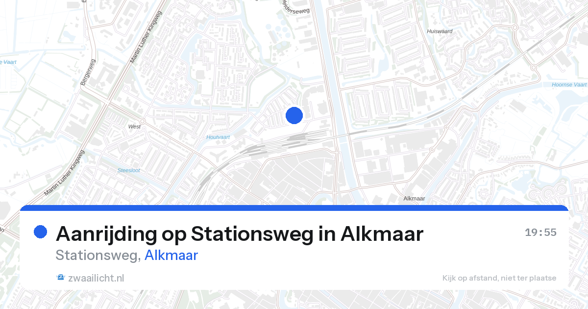 Aanrijding op Stationsweg in Alkmaar — 27 aug 2026
