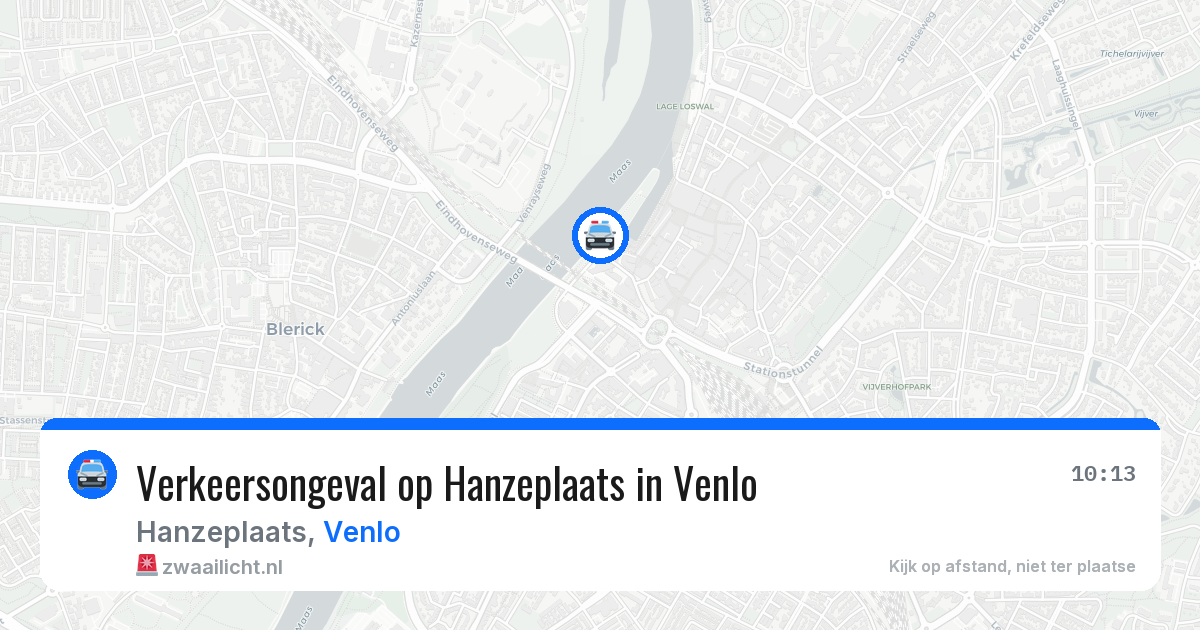 Verkeersongeval op Hanzeplaats in Venlo — 8 apr 2026