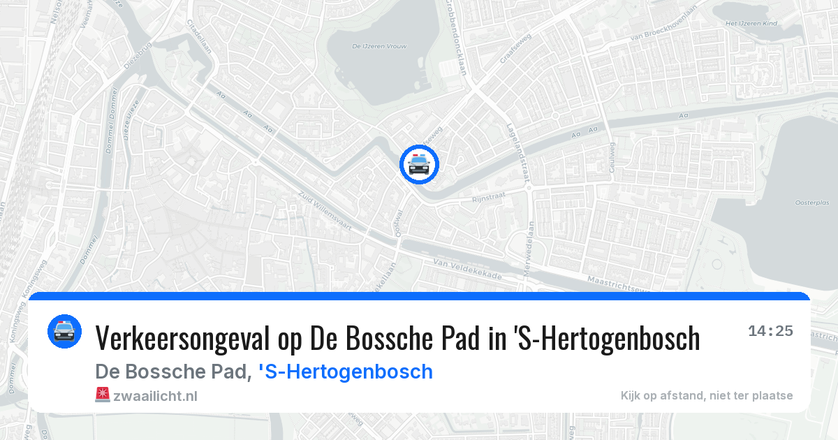 Verkeersongeval op De Bossche Pad in 'S-Hertogenbosch — 12 mei 2026