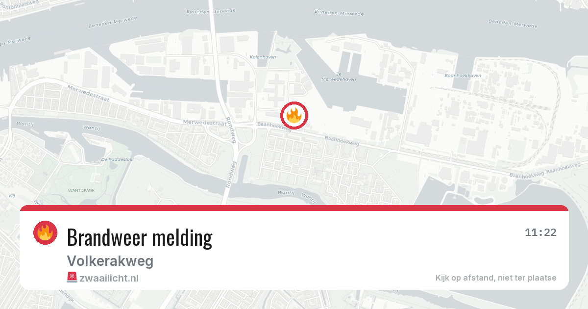 Brandweer melding — 2 mei 2026