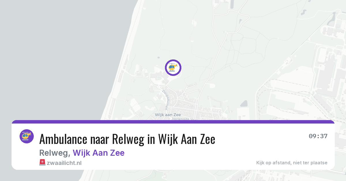 Ambulance naar Relweg in Wijk Aan Zee — 2 feb 2026