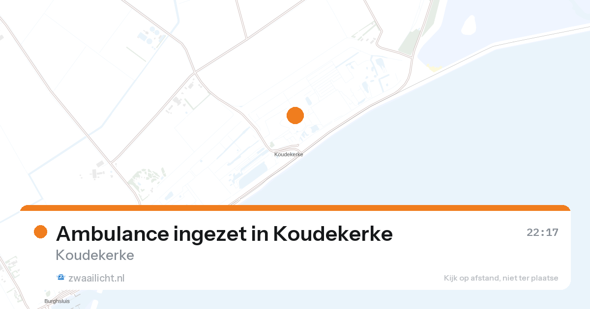 Ambulance ingezet in Koudekerke — 31 jan 2026