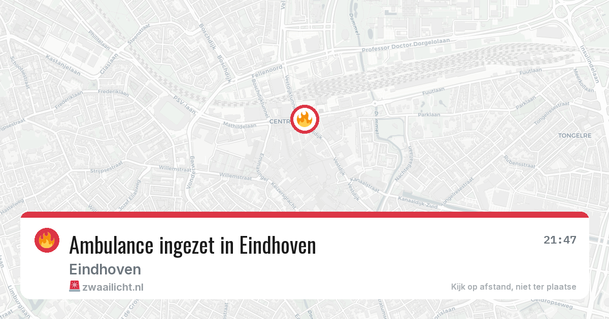 Ambulance ingezet in Eindhoven — 11 apr 2026