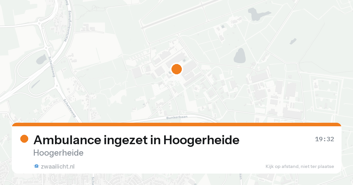 Ambulance ingezet in Hoogerheide — 18 aug 2026