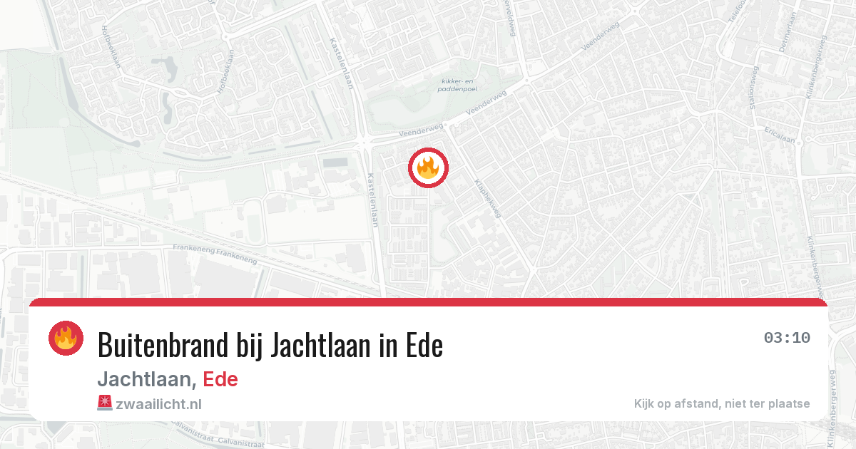 Buitenbrand bij Jachtlaan in Ede — 24 mei 2026