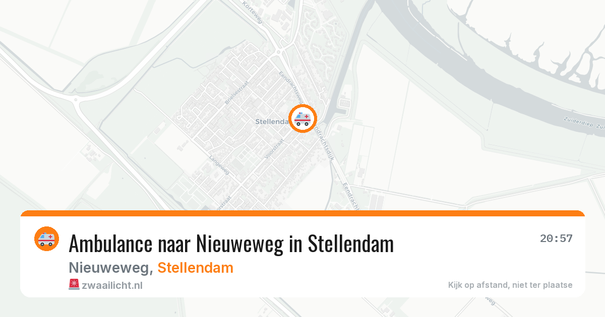 Ambulance naar Nieuweweg in Stellendam — 28 jul 2026