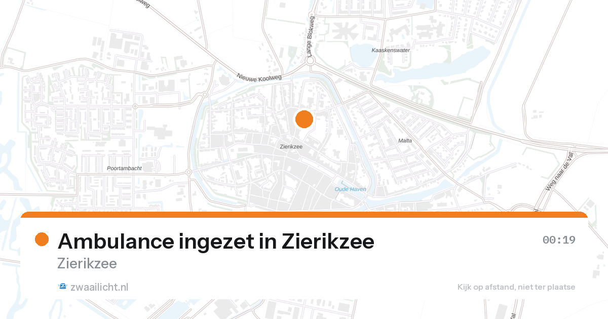 Ambulance ingezet in Zierikzee — 31 jan 2026