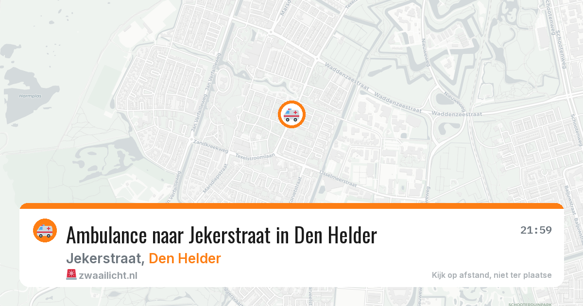 Ambulance naar Jekerstraat in Den Helder — 7 apr 2026