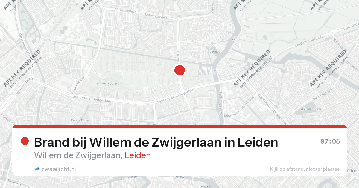 Brand bij Willem de Zwijgerlaan in Leiden — 10 mrt 2026