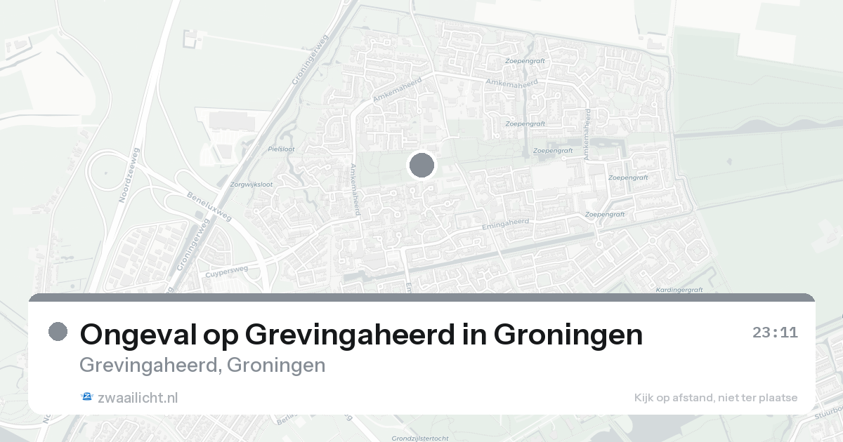 Ongeval op Grevingaheerd in Groningen — 7 feb 2026