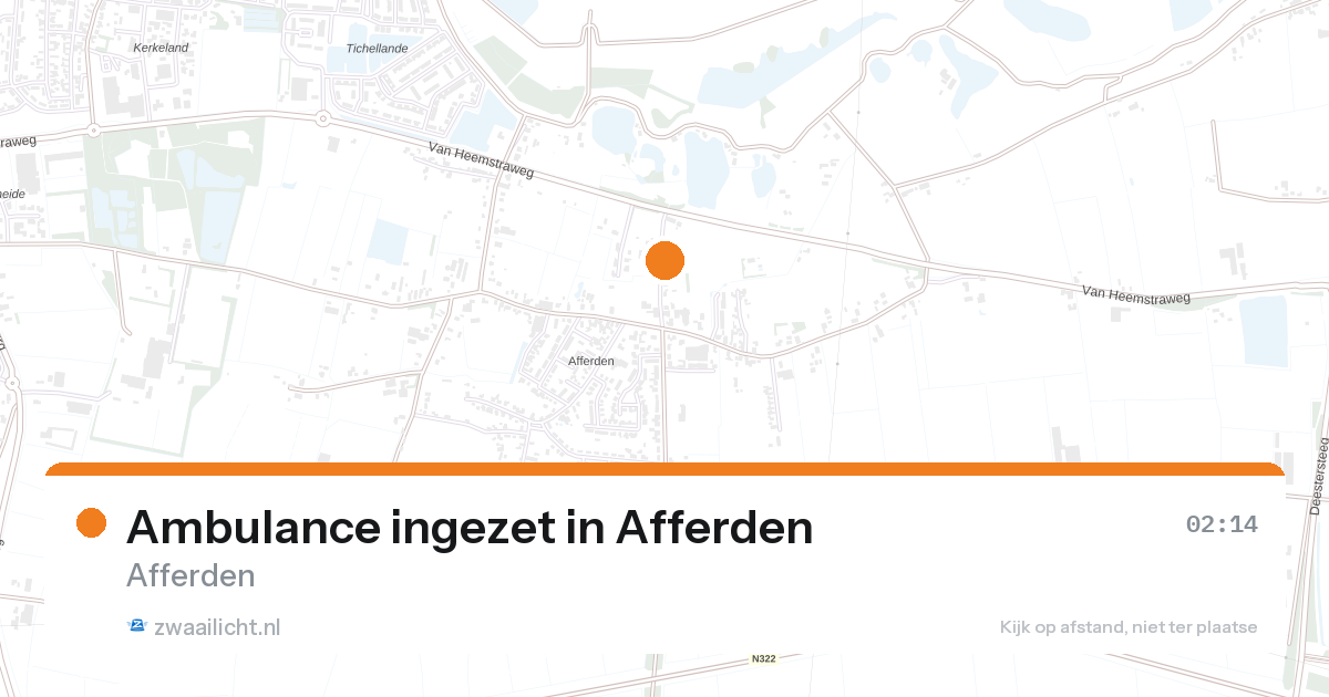 Ambulance ingezet in Afferden — 26 aug 2026