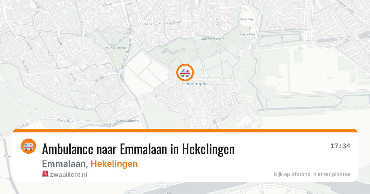 Ambulance naar Emmalaan in Hekelingen — 14 jun 2026