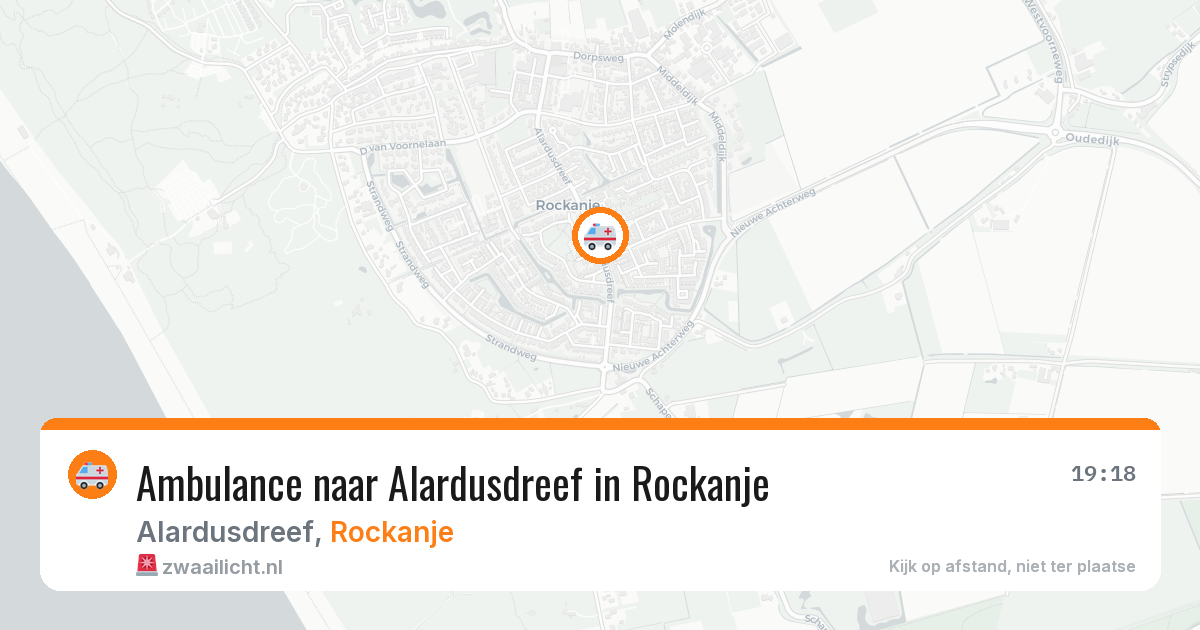 Ambulance naar Alardusdreef in Rockanje — 24 jun 2026