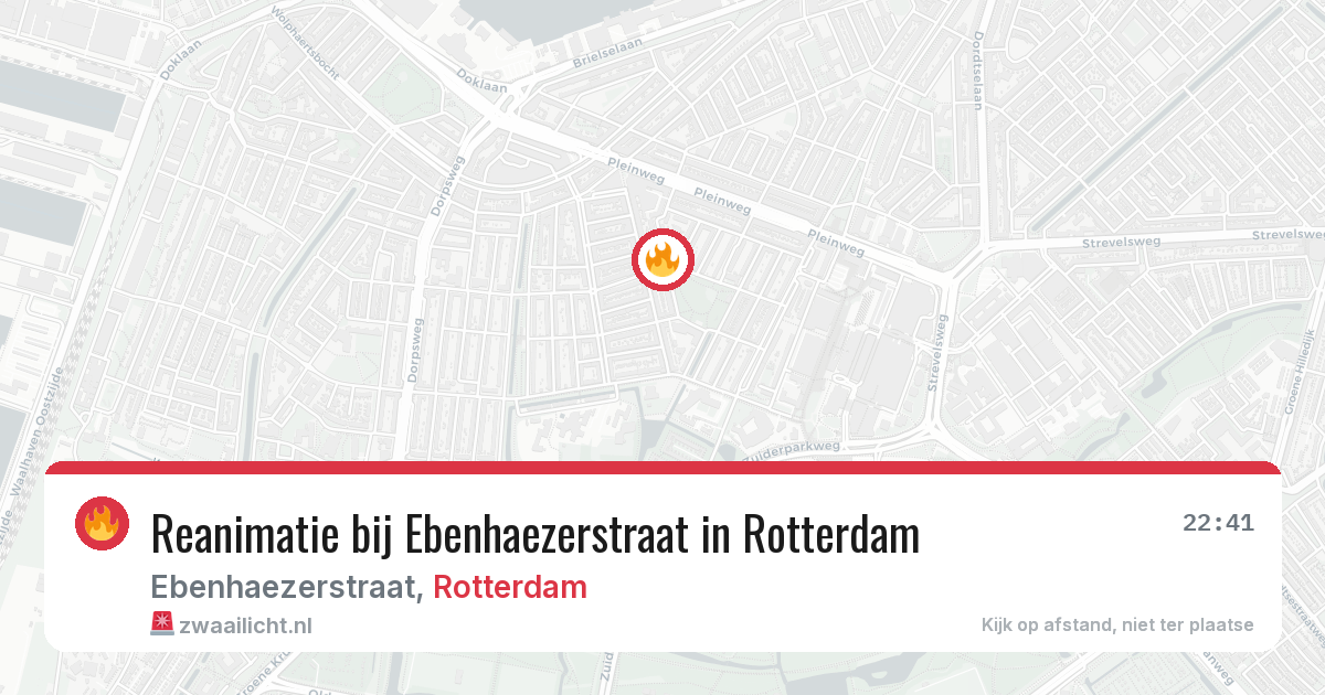 Reanimatie bij Ebenhaezerstraat in Rotterdam — 4 apr 2026