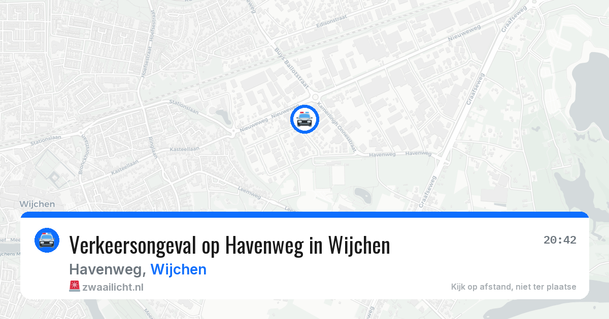 Verkeersongeval op Havenweg in Wijchen — 14 mei 2026
