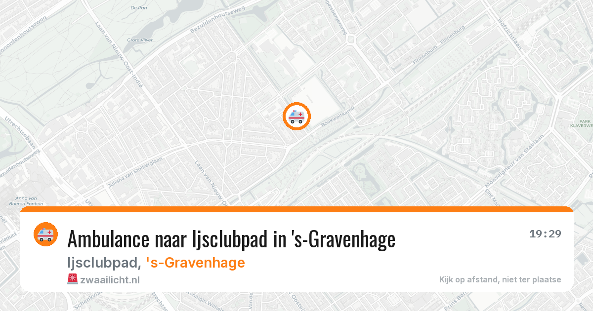 Ambulance naar Ijsclubpad in 's-Gravenhage — 28 jun 2026