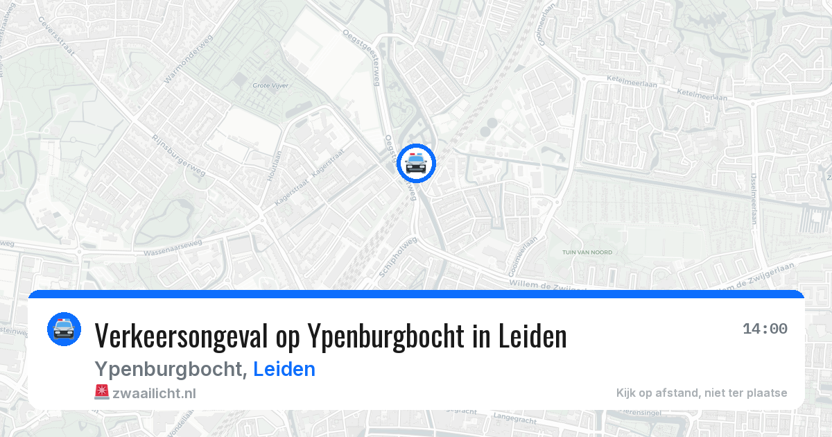 Verkeersongeval op Ypenburgbocht in Leiden — 2 jul 2026