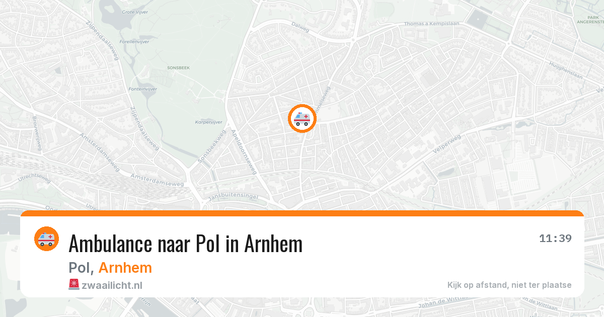 Ambulance naar Pol in Arnhem — 28 apr 2026