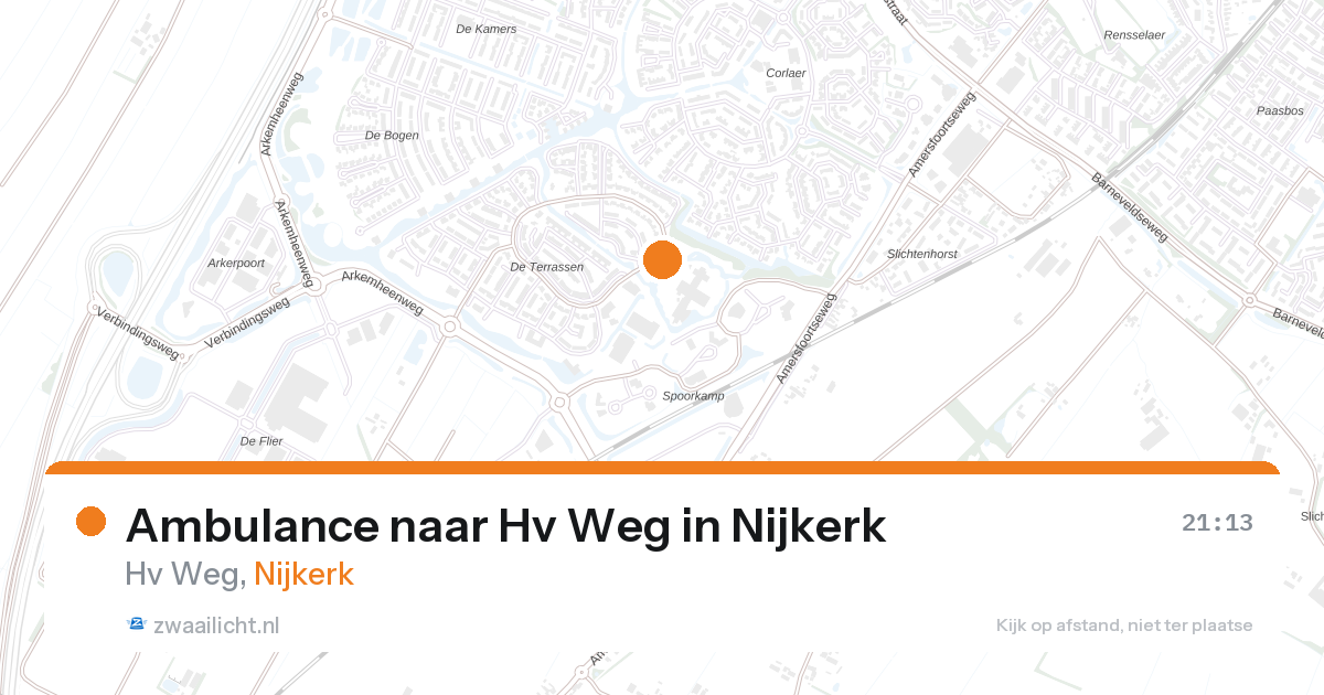 Ambulance naar Hv Weg in Nijkerk — 17 jun 2026