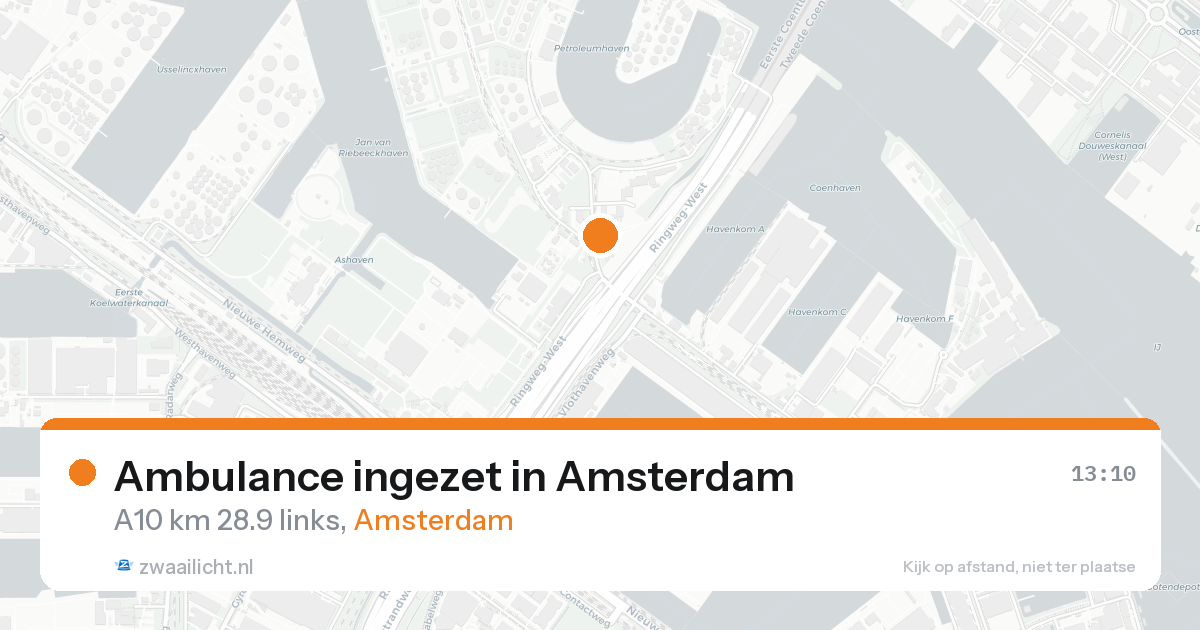 Ambulance ingezet in Amsterdam — 19 aug 2026