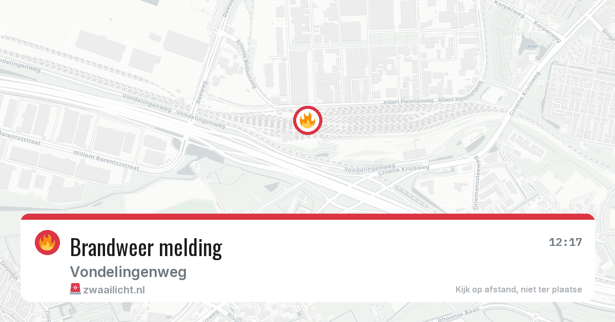 Brandweer melding — 22 jun 2026